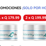 ¡Llévate 2 Cremas Aclarantes a Q199.99!