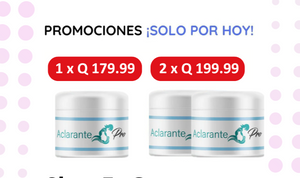 ¡Llévate 2 Cremas Aclarantes a Q199.99!